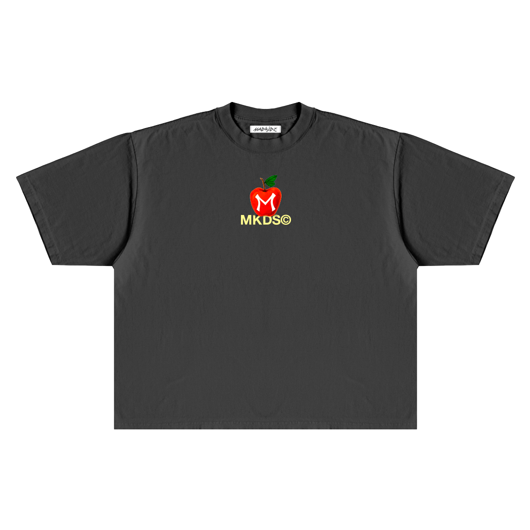 Apple Tee (Faded Grey)