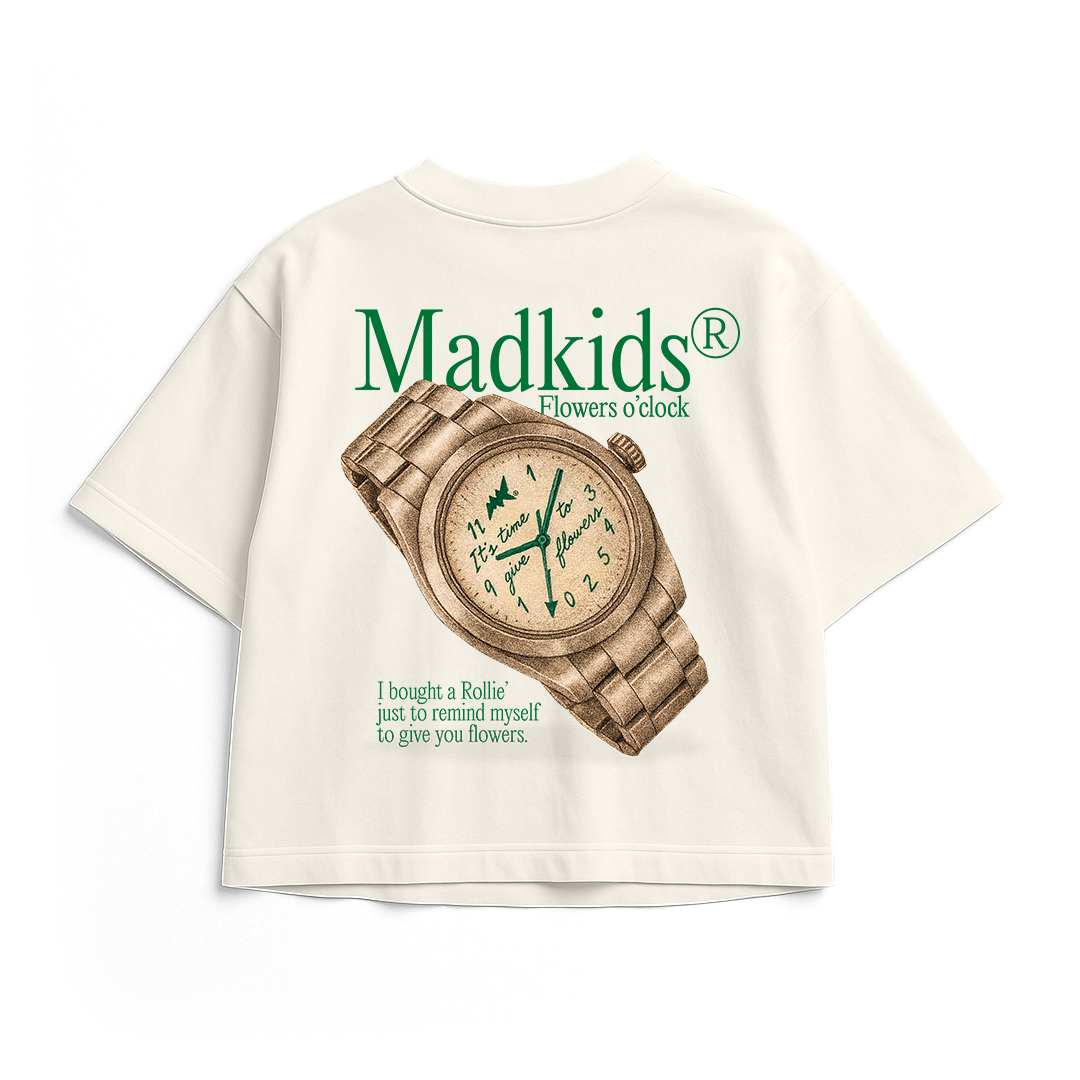 Flowers O'Clock Tee (Off White)