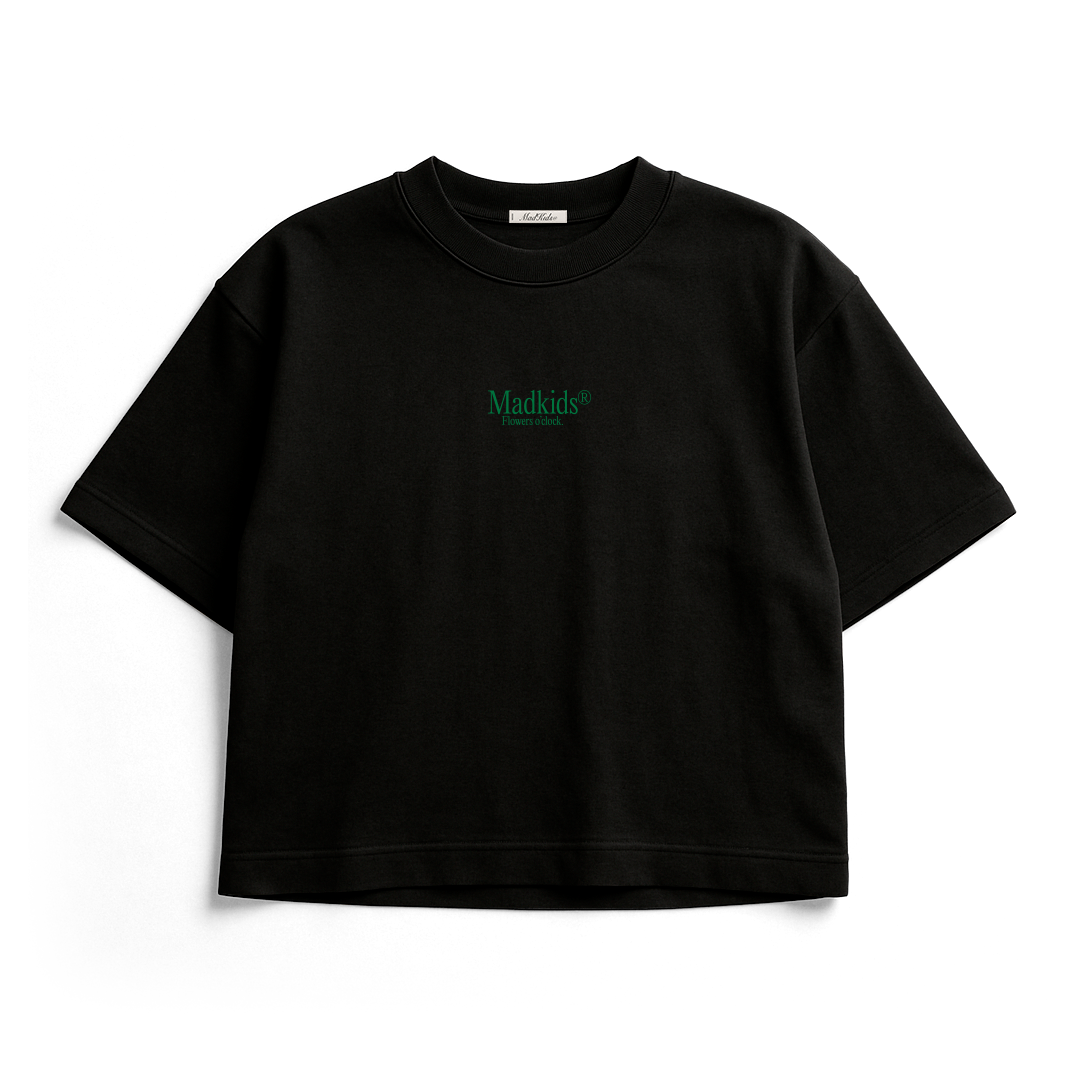 Flowers O'Clock Tee (Black)