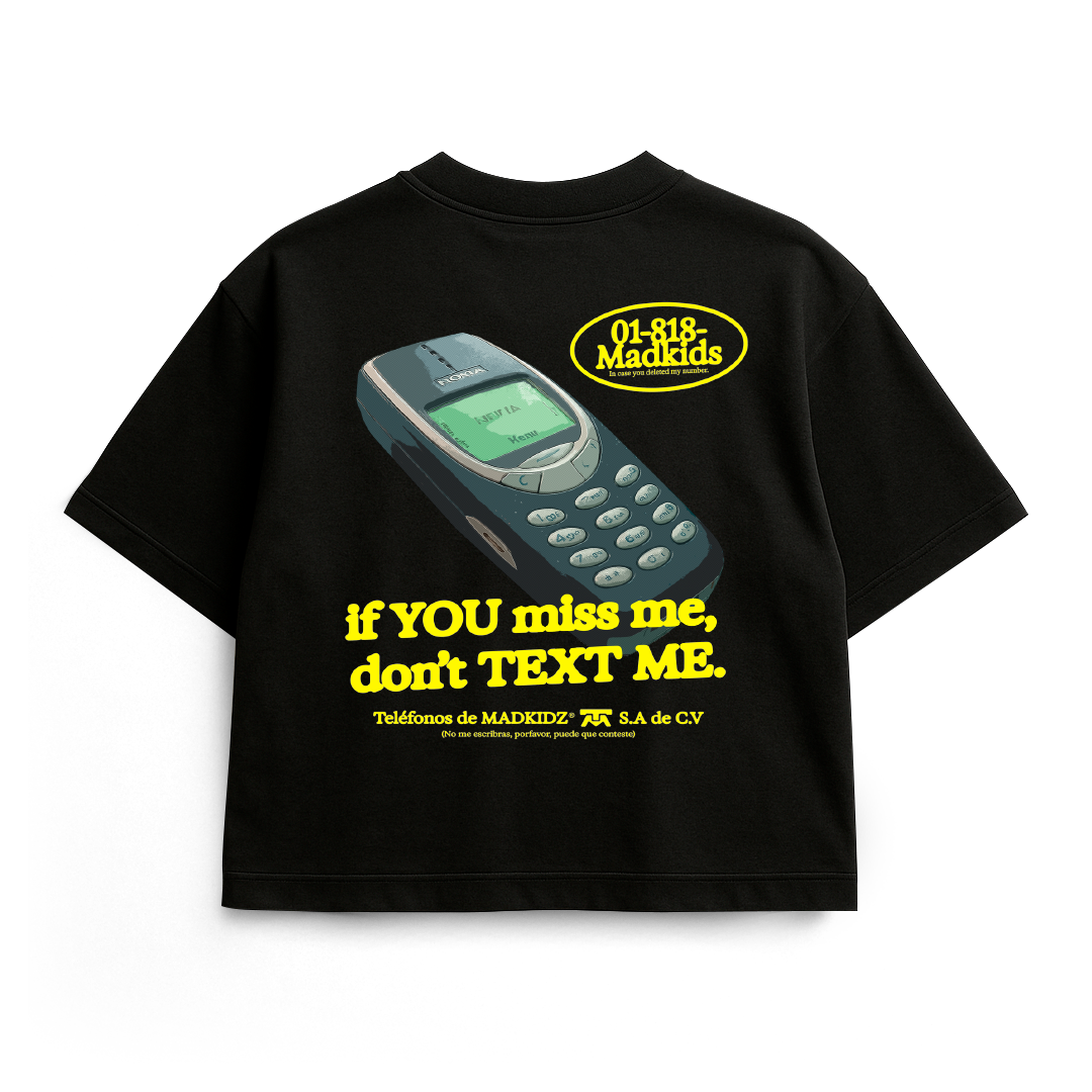 If You Miss Me Tee (Black)
