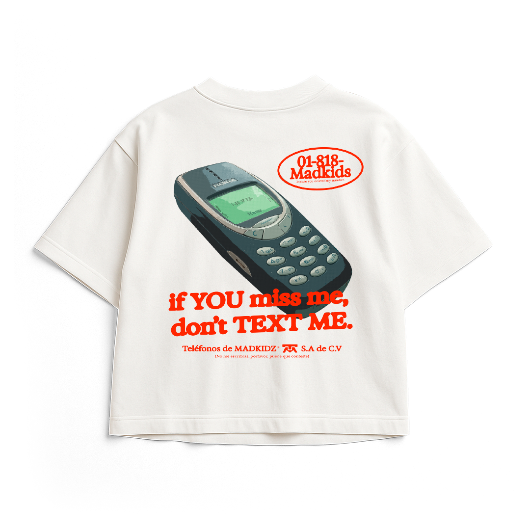 If You Miss Me Tee (Off White)