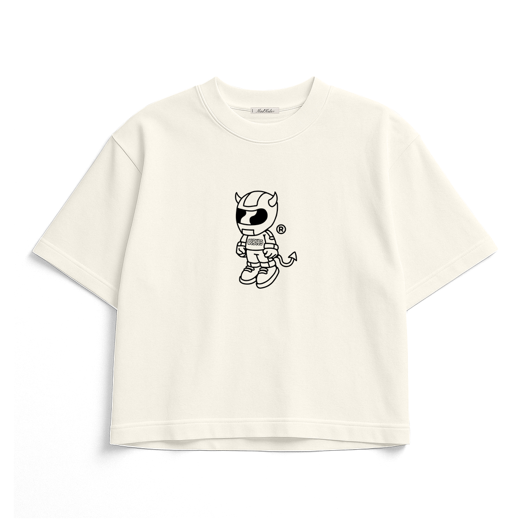 Mad Racer Tee (Off White)