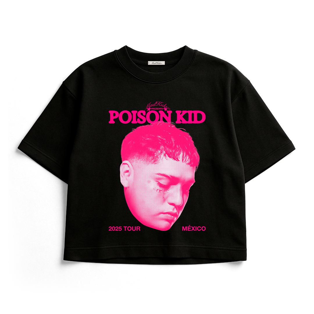 Poison Kid Big Face Tee (Black)