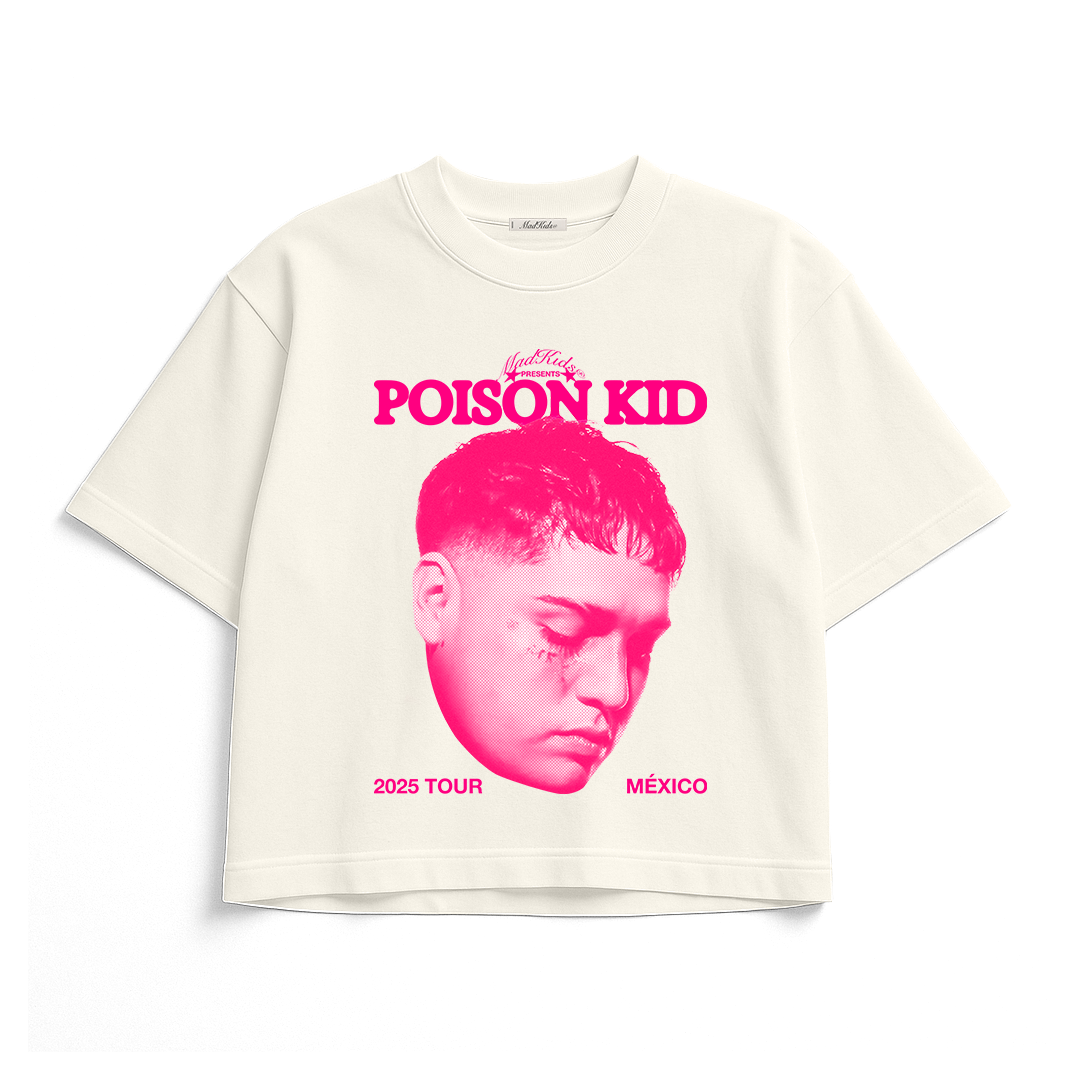 Poison Kid Big Face Tee (Off White)