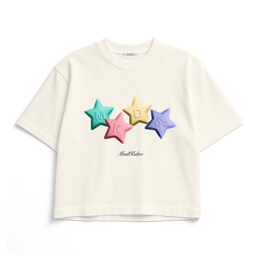 Pop Stars Tee (Off White)
