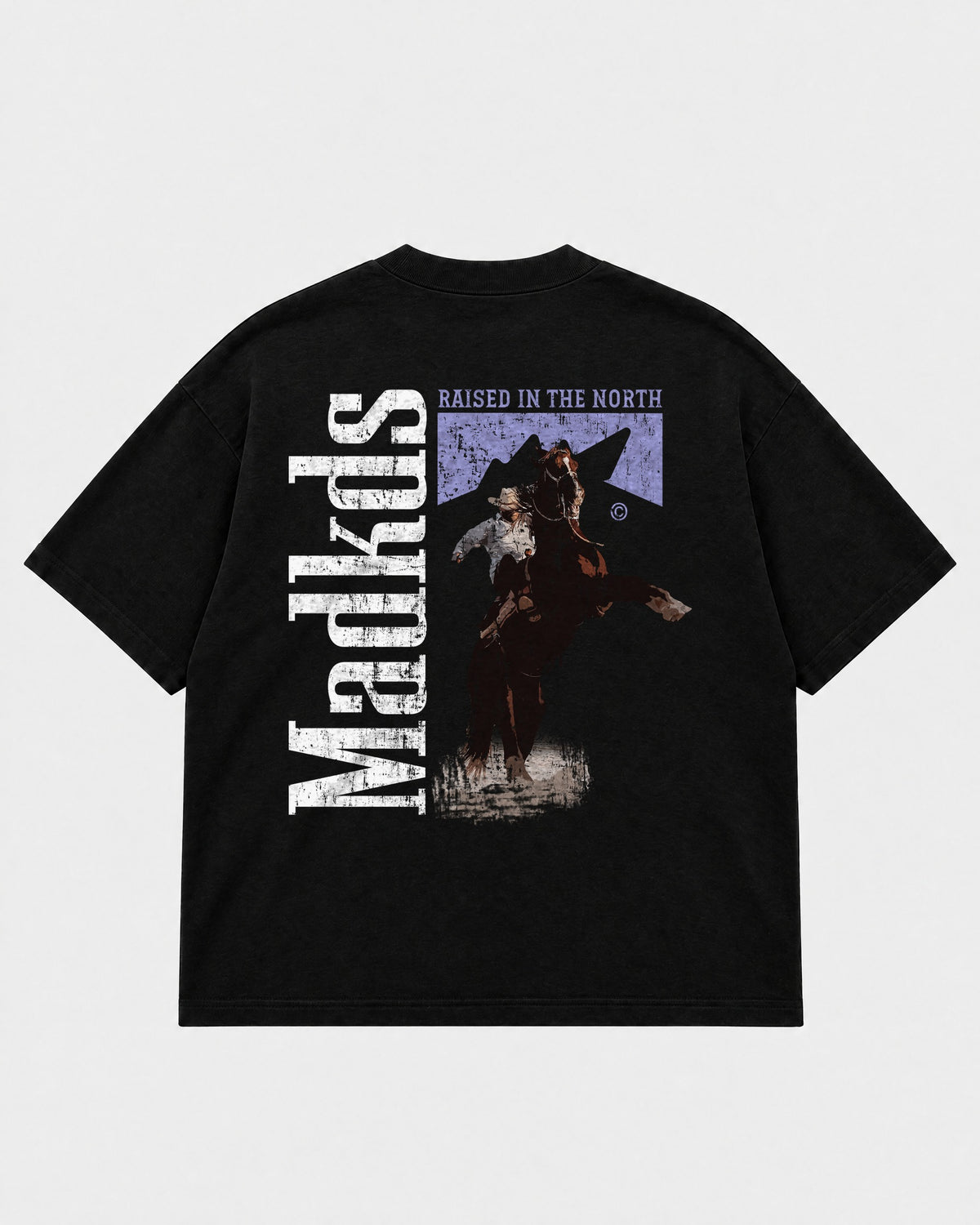 Madkidz RITN Tee Jet Black - mockup espalda