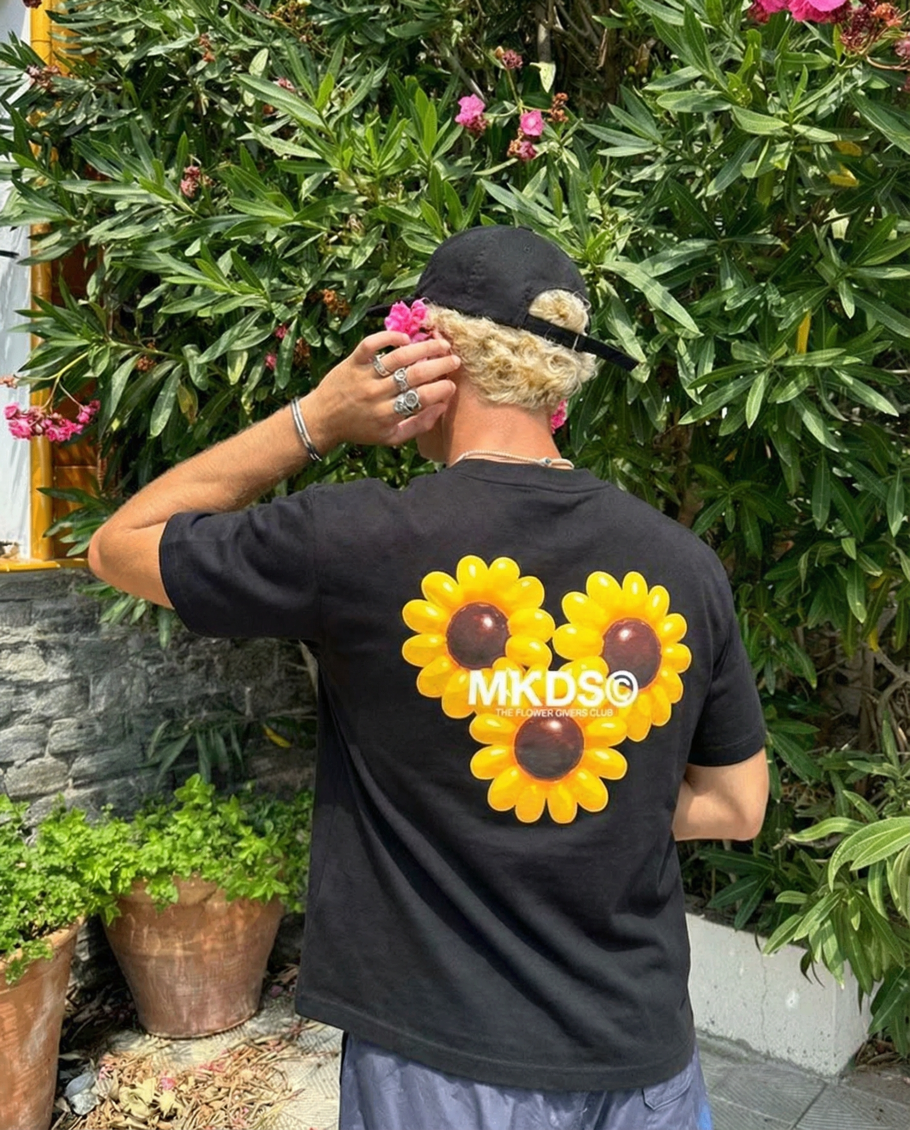 Flower Givers Club Tee (Black)