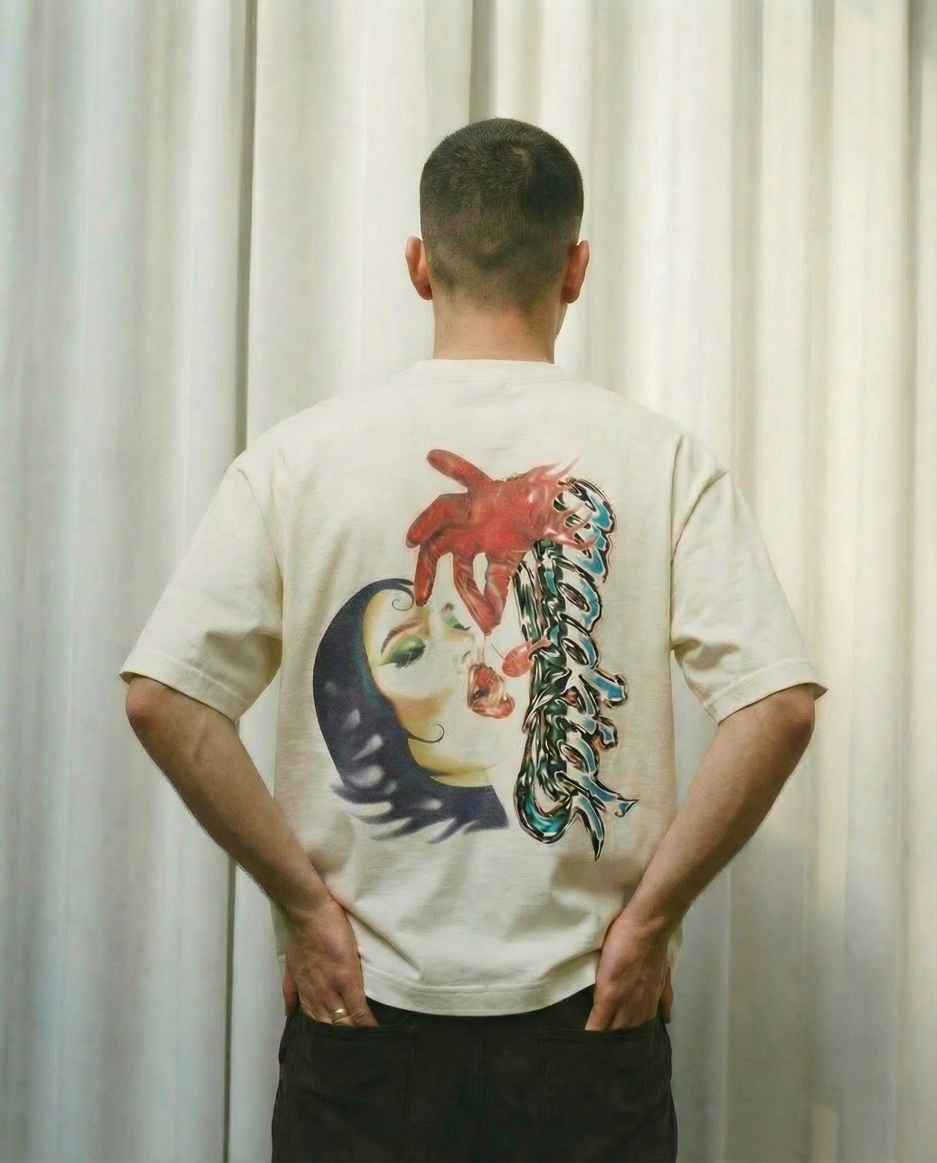 Cherry Trauma Tee (Vintage White)