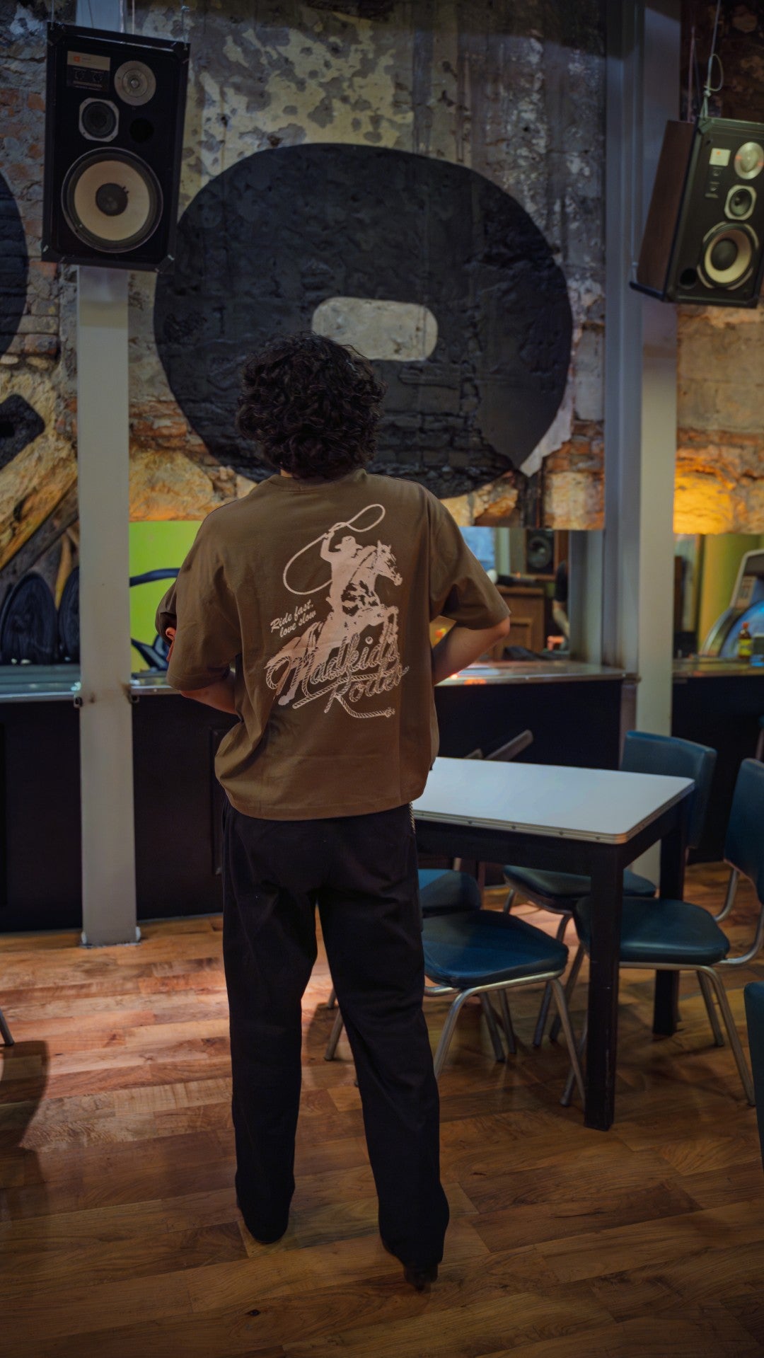 Ride Fast Tee (Moka)