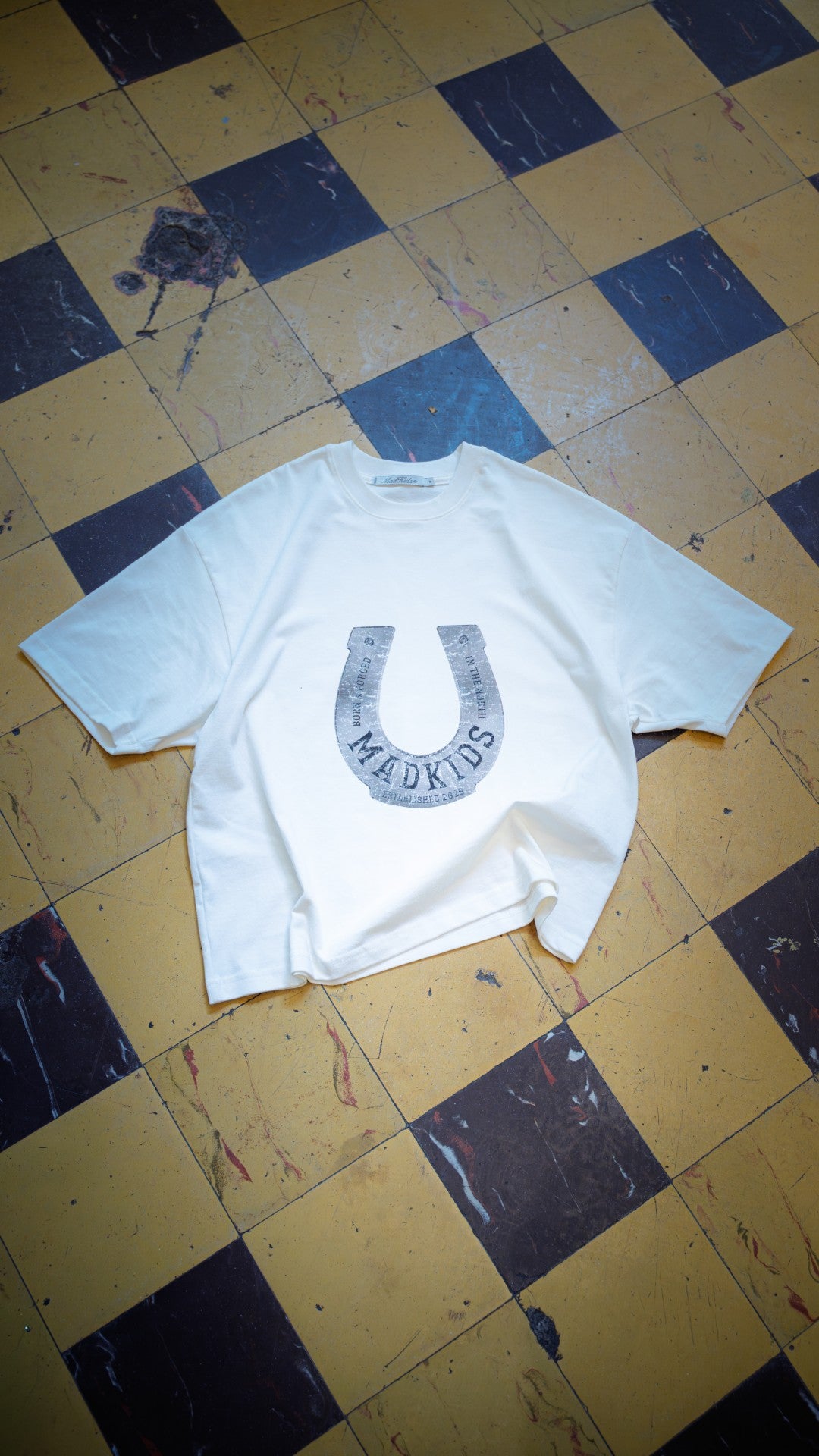 Lucky Horses Tee (Off White)