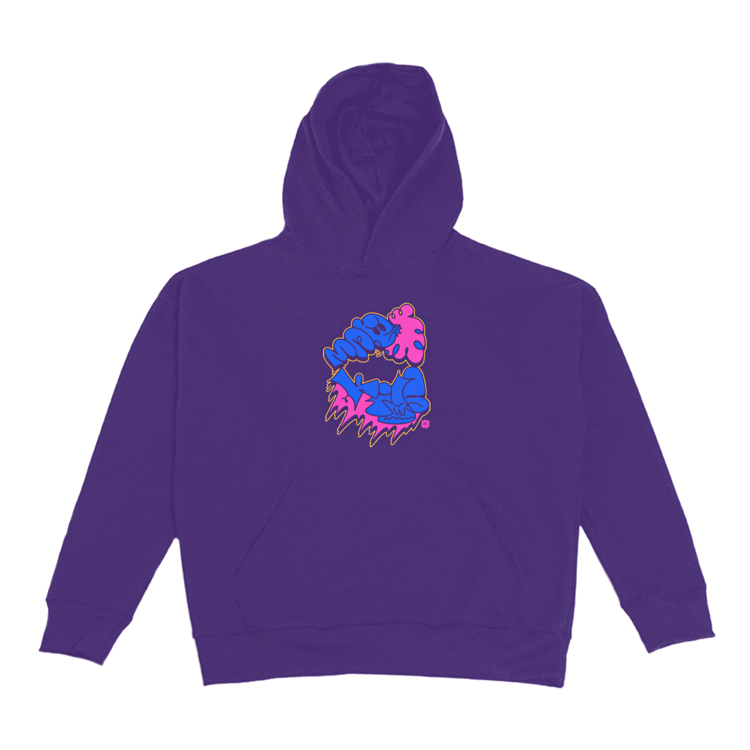 Purple Foam Hoodie (Purple)