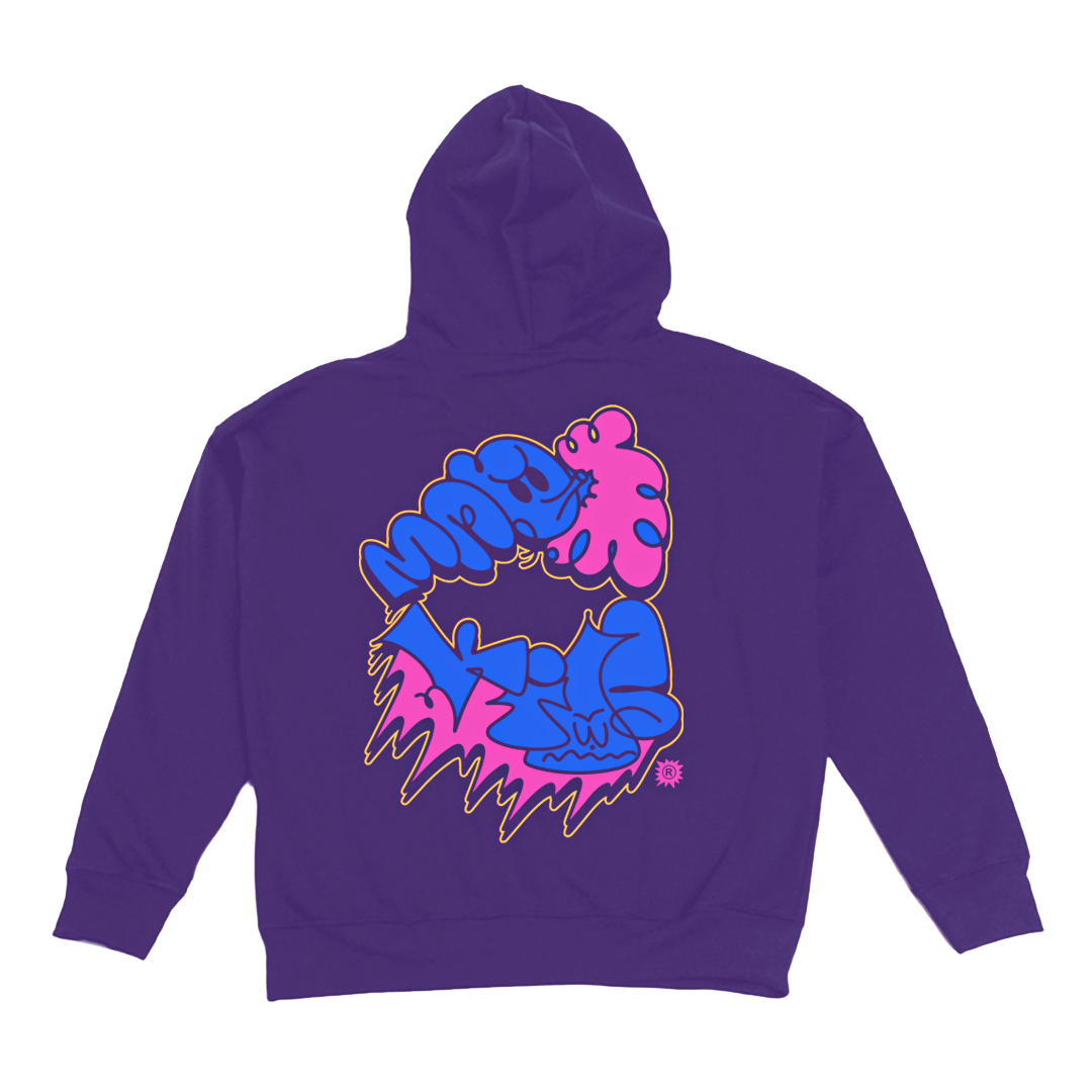 Purple Foam Hoodie (Purple)