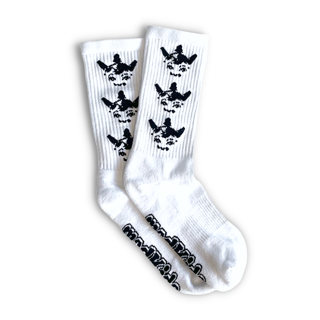 Modern Jesus Socks (White)