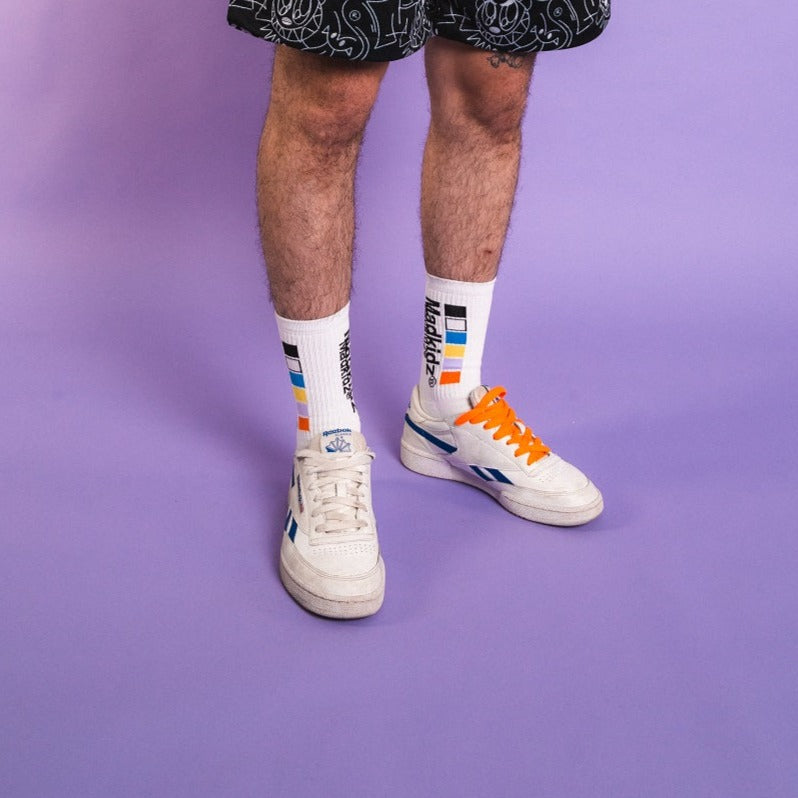 Wrong Studio Socks (White)