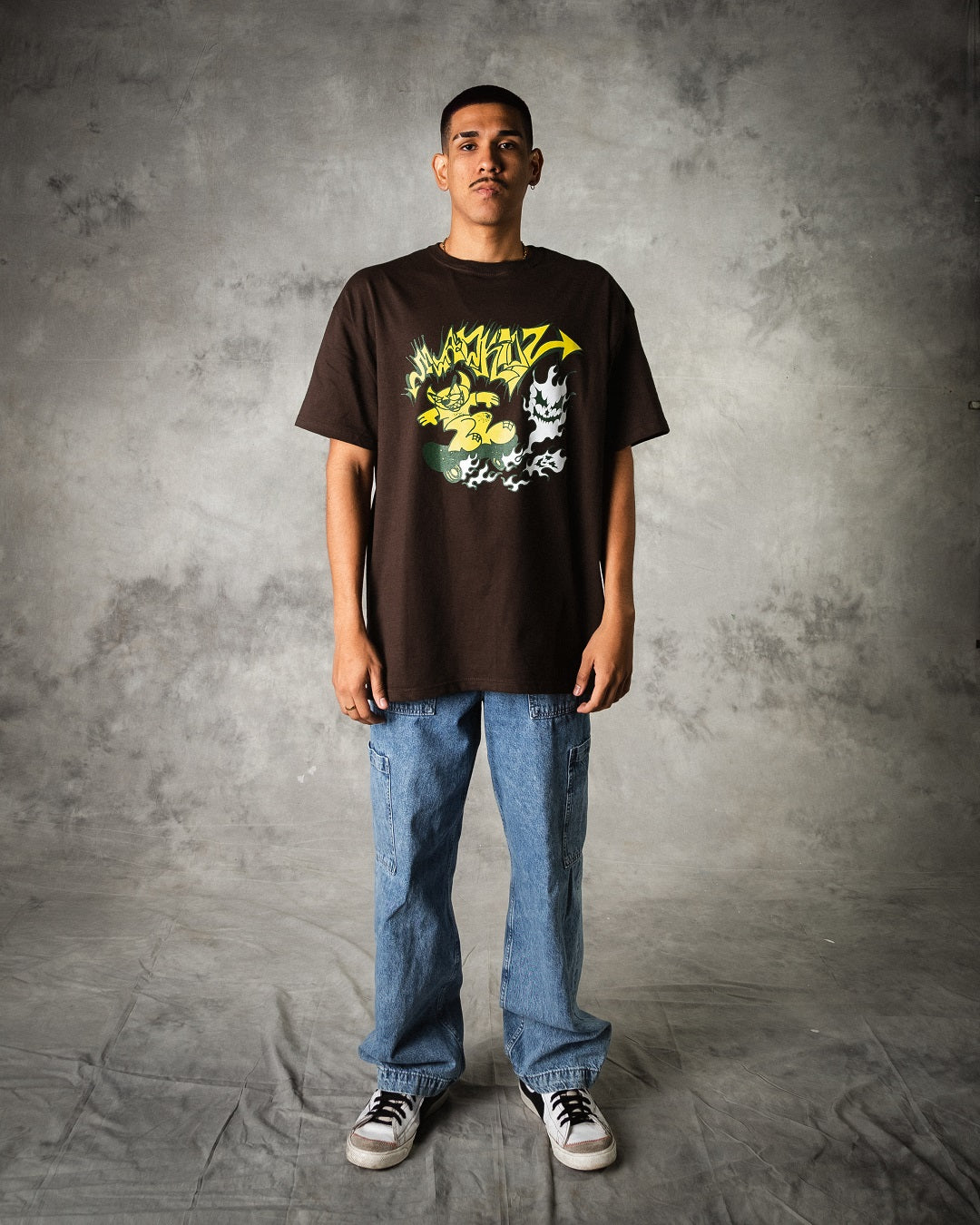 Mad Skater T-Shirt (Brown)