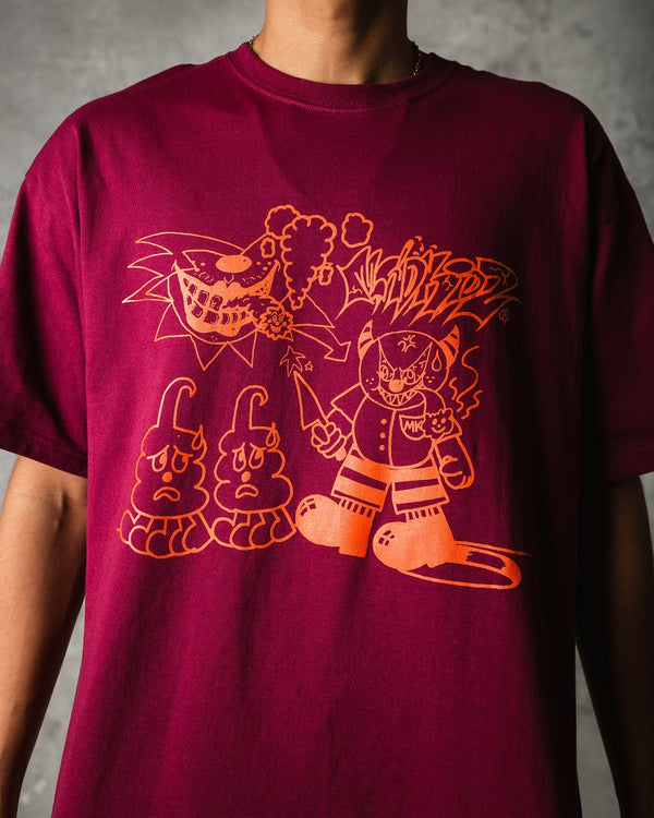 Wacky Friends T-Shirt (Wine)