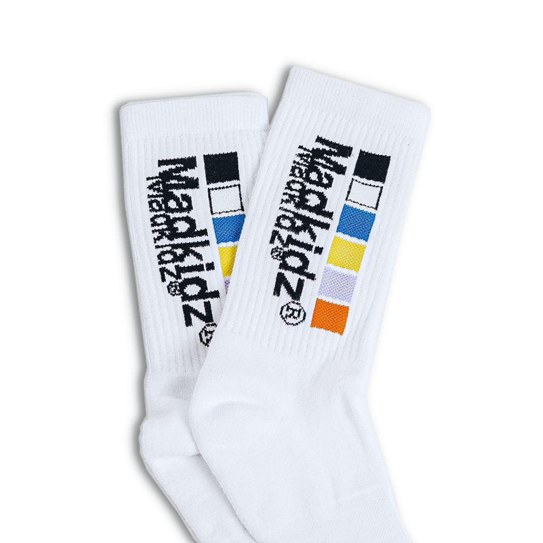 Wrong Studio Socks (White)