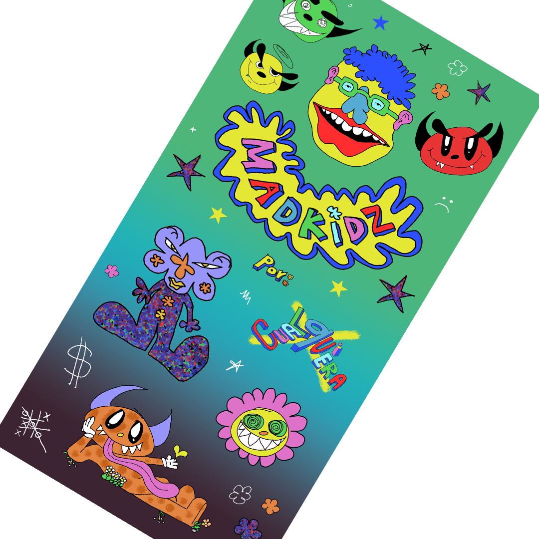 Madkidz x Cualquiera Sticker Set